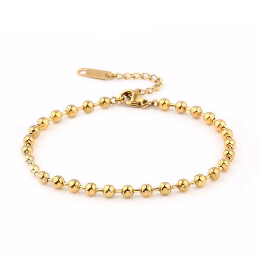 Gold Bead Bracelet