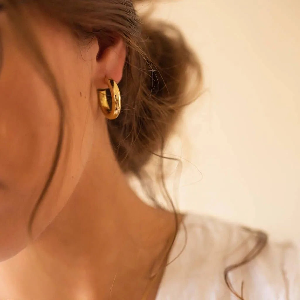 Small Gold Hoop Earrings