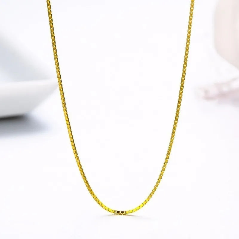 Gold Chain Link Necklace