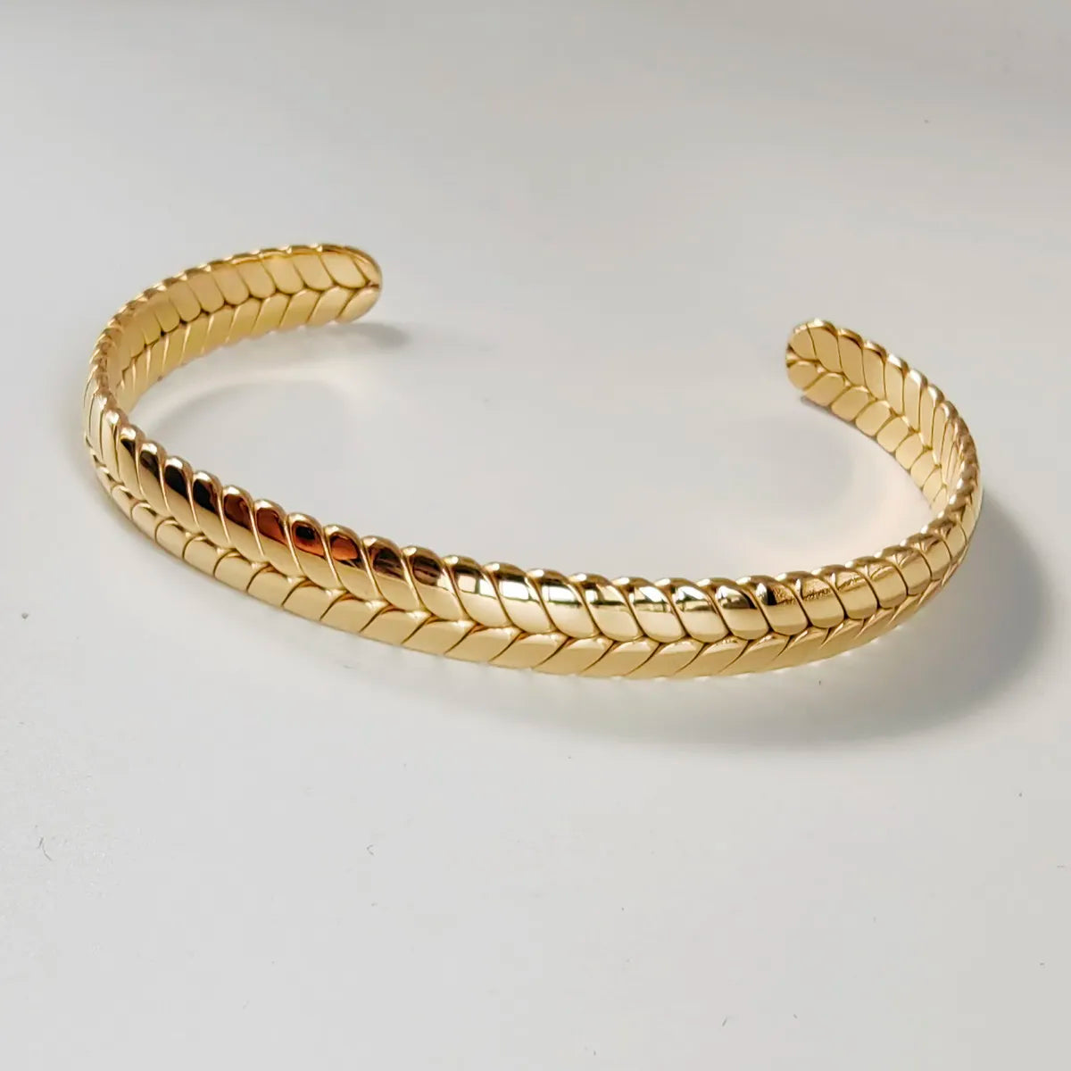 Gold Weave Cuff