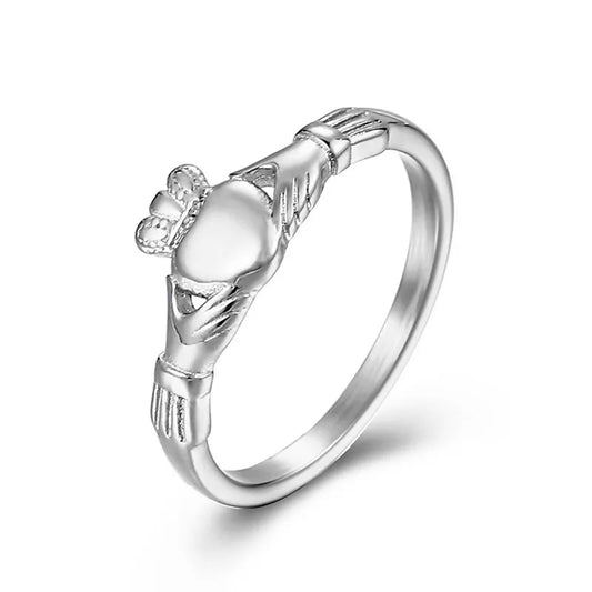 Stainless Steel Heart Ring