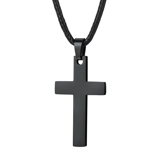 Black Cross Necklace